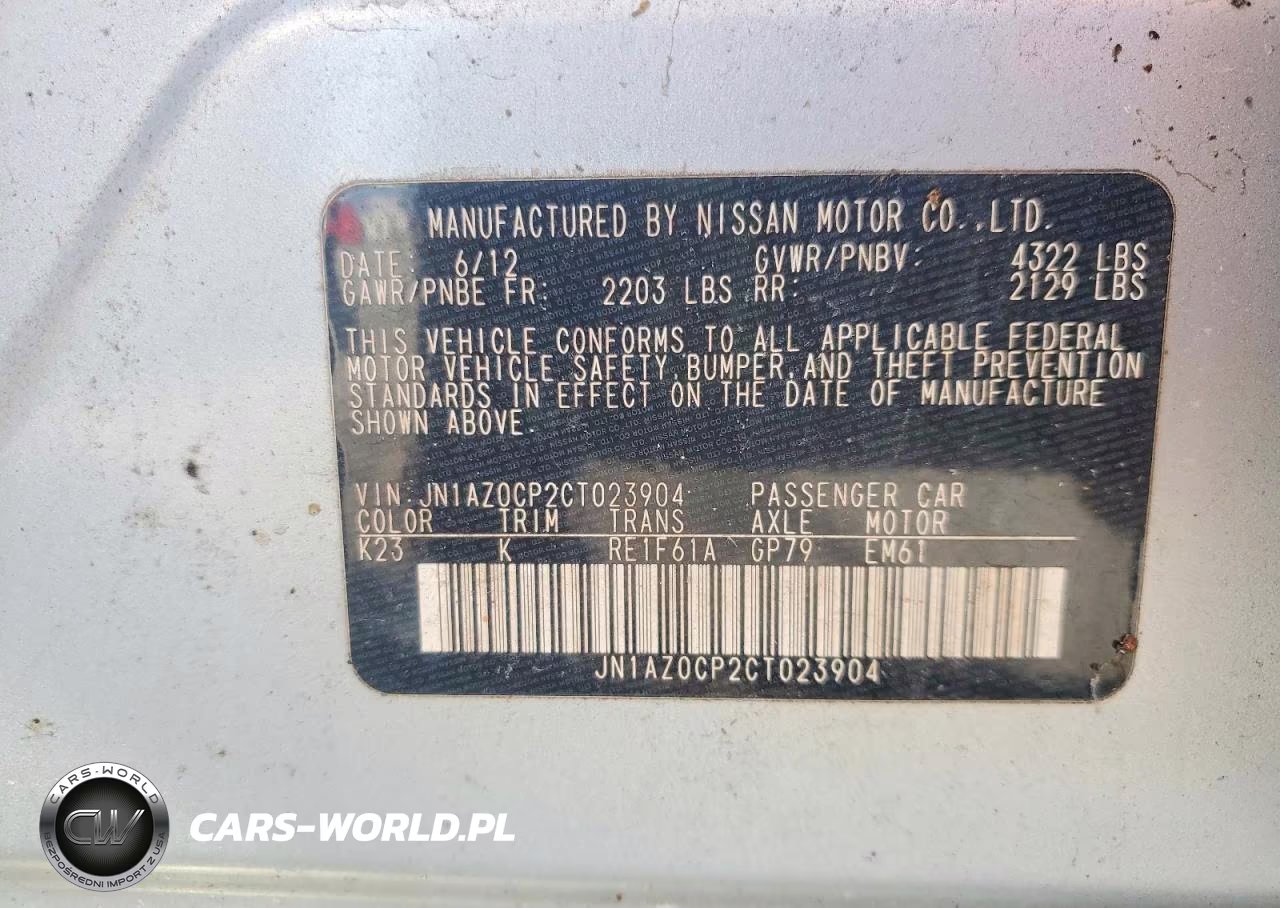 2012 Nissan Leaf Sv VIN:JN1AZ0CP2CT023904 - 13