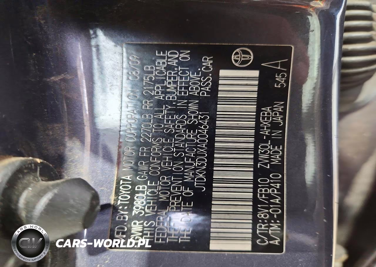 2010 Toyota Prius Iii VIN:JTDKN3DUXA0046431 - 12