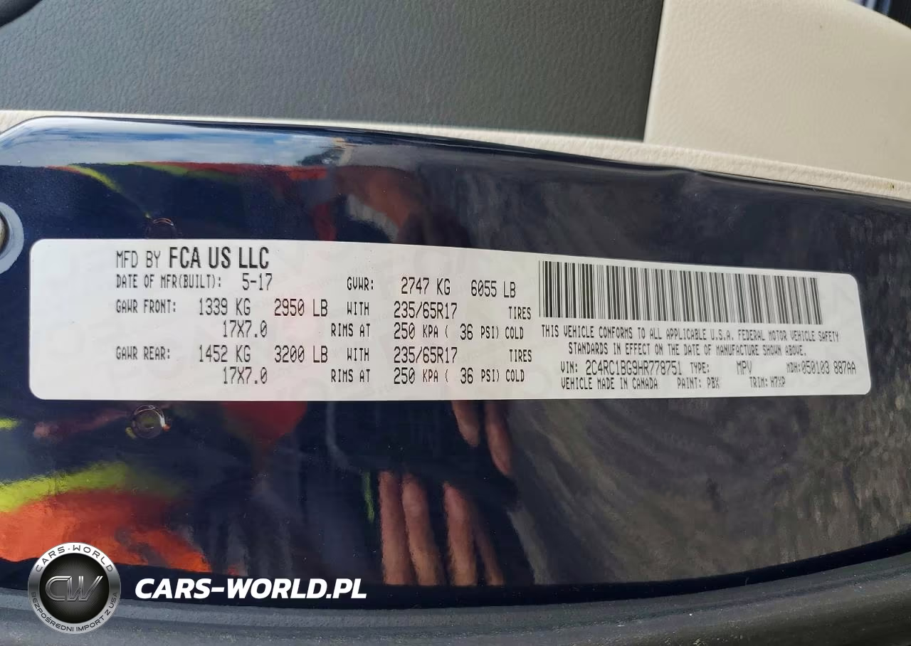 2017 Chrysler Pacifica Touring L VIN:2C4RC1BG9HR778751 - 14