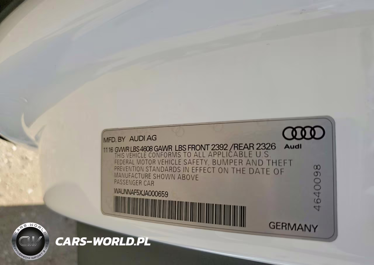 2018 Audi A5 Premium VIN:WAUNNAF5XJA000659 - 12