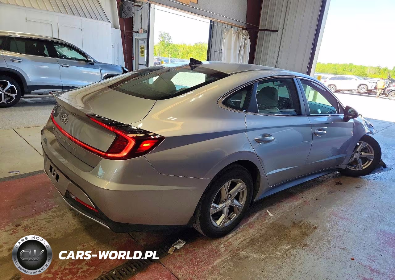 2021 Hyundai Sonata Se VIN:5NPEG4JA9MH091553 - 3