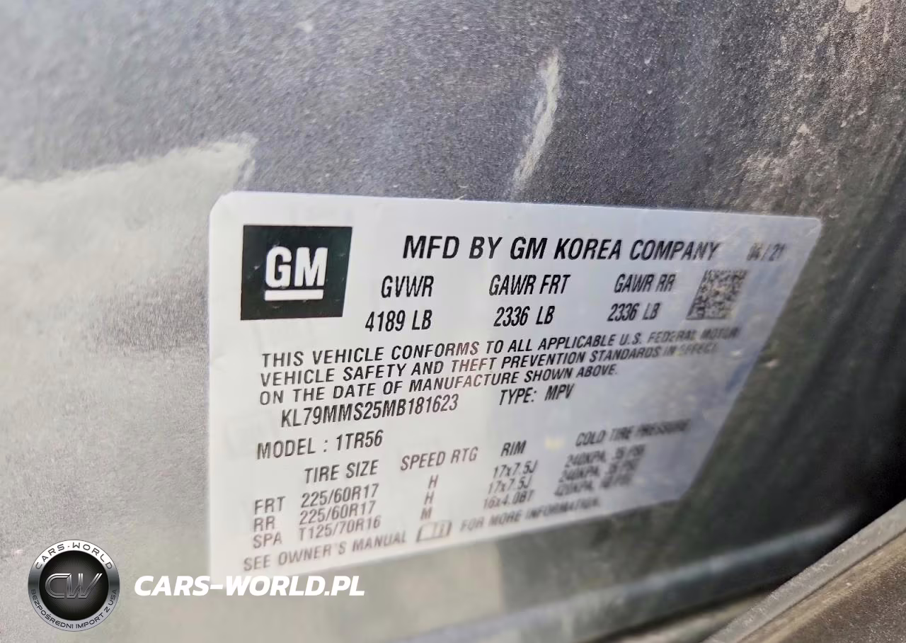 2021 Chevrolet Trailblazer Ls VIN:KL79MMS25MB181623 - 13