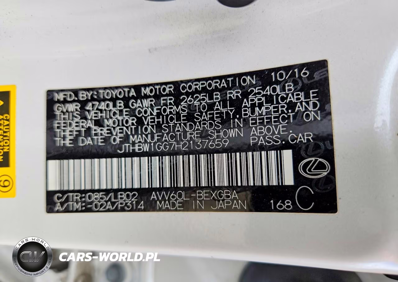 2017 Lexus Es 300H VIN:JTHBW1GG7H2137659 - 13