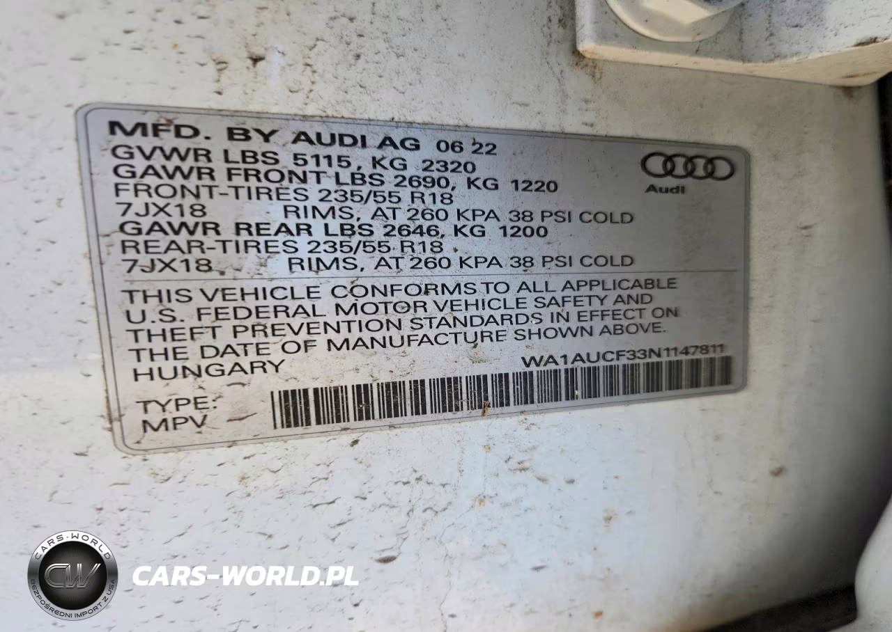 2022 Audi Q3 Premium 40 VIN:WA1AUCF33N1147811 - 13