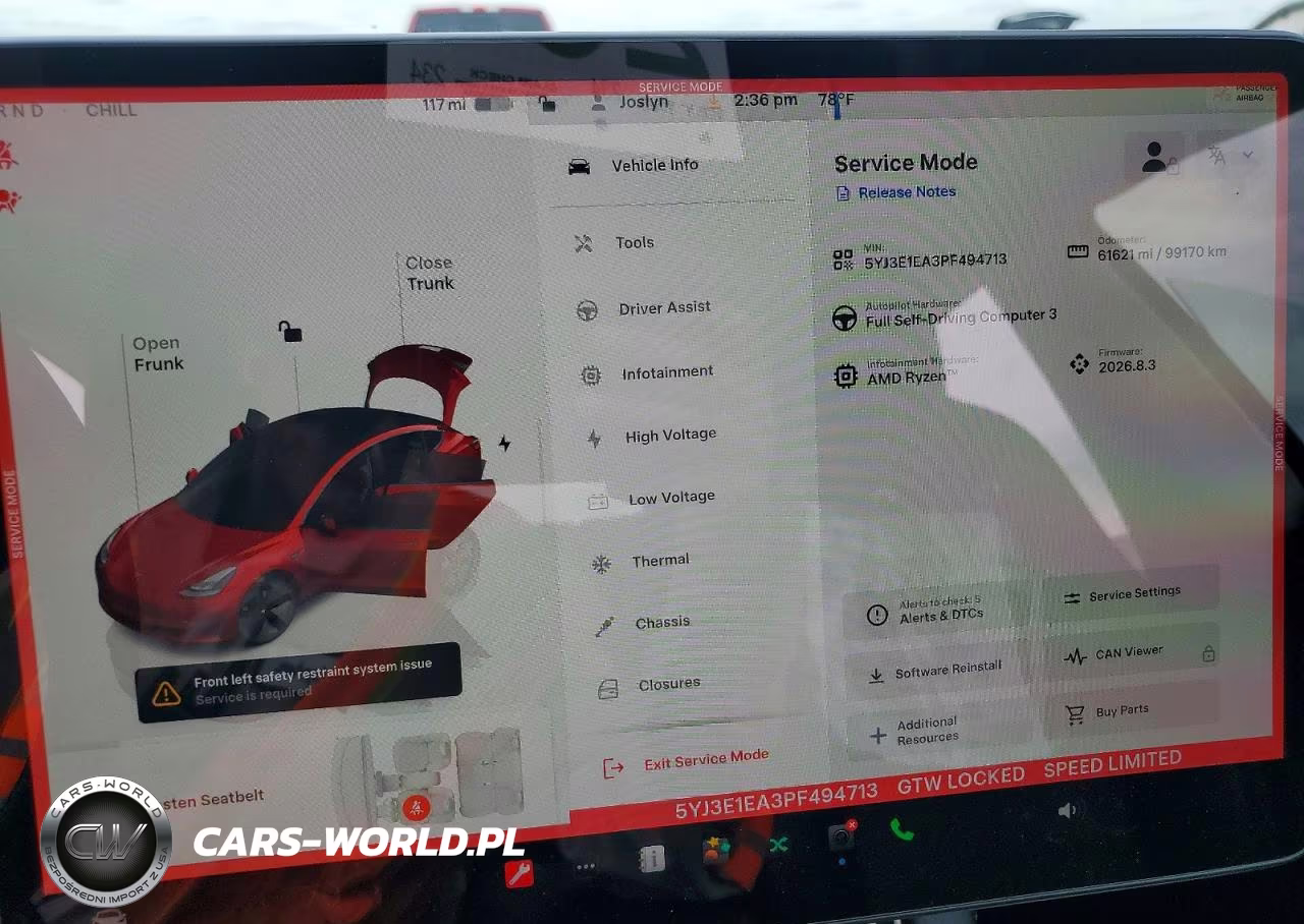 2023 Tesla Model 3 VIN:5YJ3E1EA3PF494713 - 9
