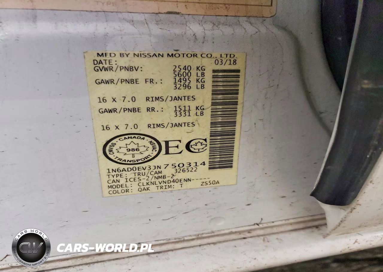 2018 Nissan Frontier S VIN:1N6AD0EV3JN750314 - 13