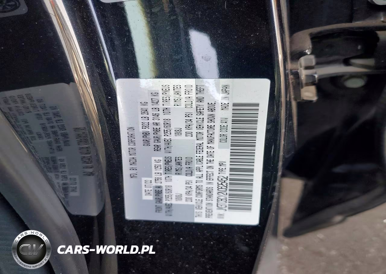 2022 Mazda Cx-9 Touring VIN:JM3TCBCY2N0625452 - 13