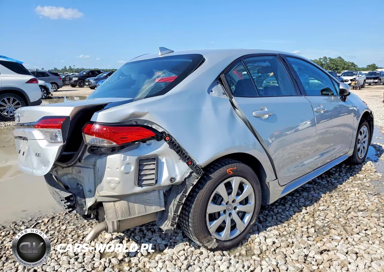 2022 Toyota Corolla Le VIN:5YFEPMAE0NP332620 - 3