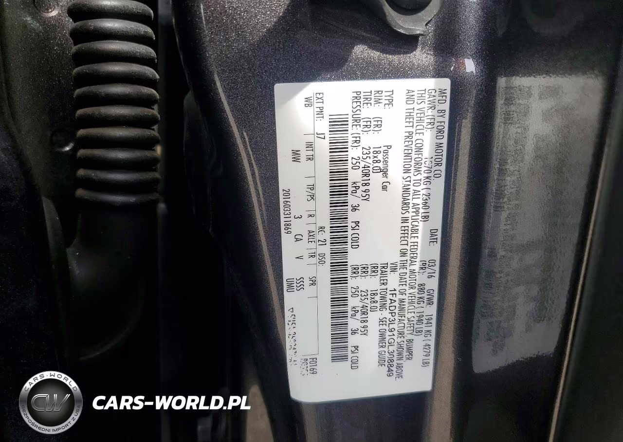 2016 Ford Focus St VIN:1FADP3L91GL308849 - 12
