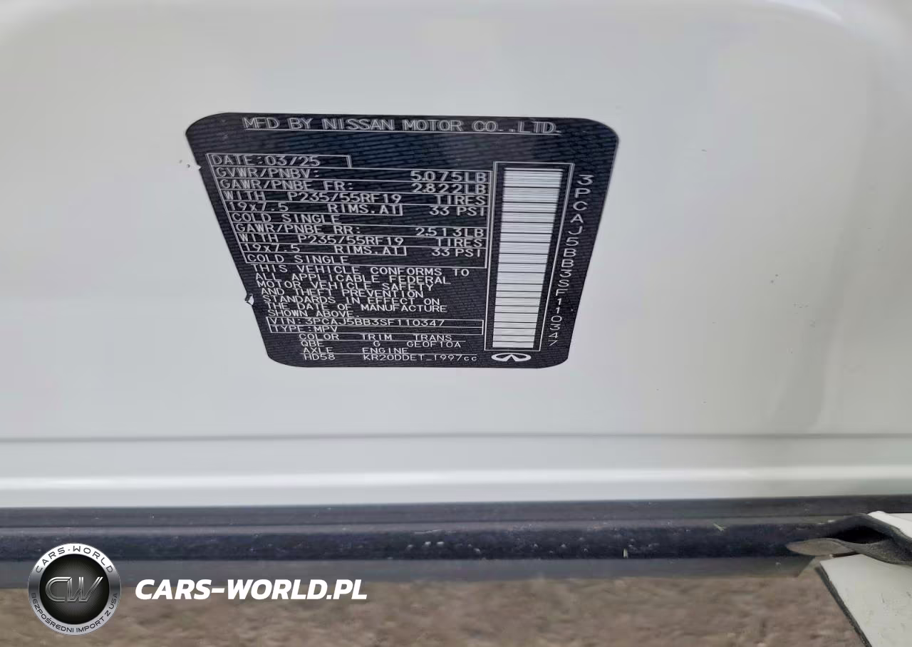 2025 Infiniti Qx50 Luxe VIN:3PCAJ5BB3SF110347 - 13