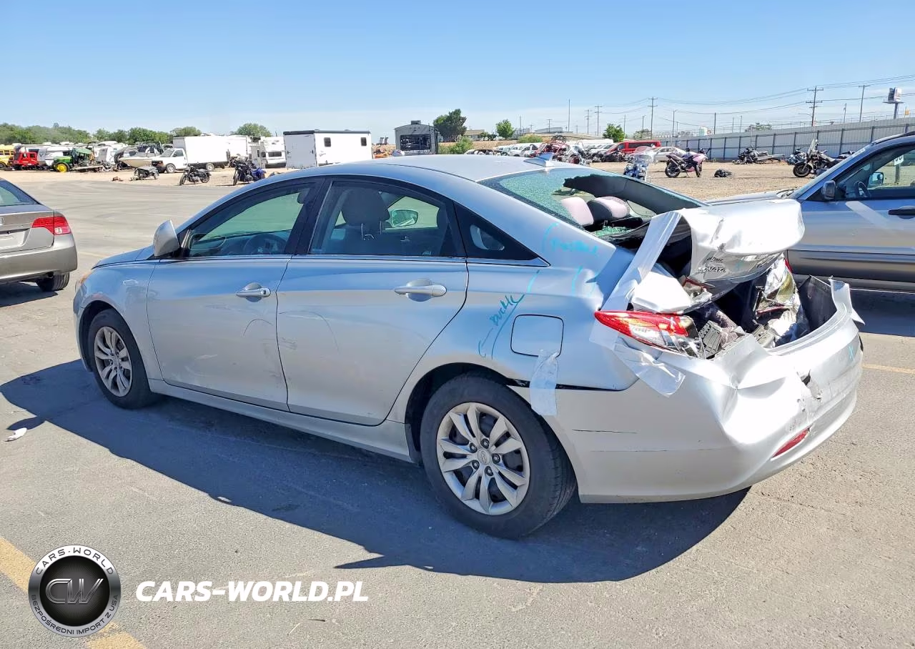 2012 Hyundai Sonata Gls VIN:5NPEB4AC2CH319598 - 2
