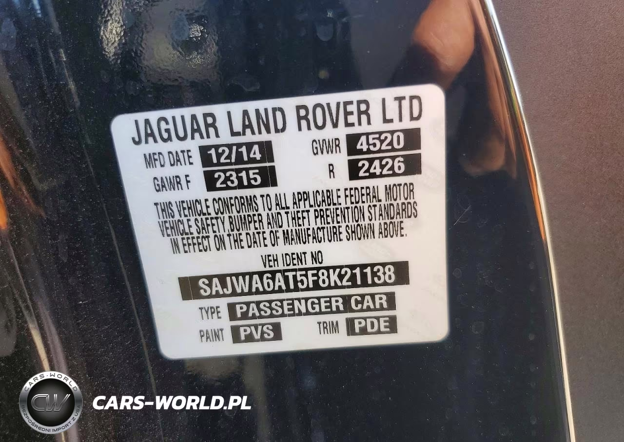 2015 Jaguar F-Type VIN:SAJWA6AT5F8K21138 - 13
