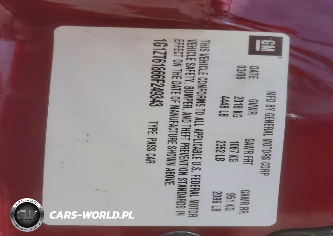 2006 Chevrolet Malibu Maxx Lt VIN:1G1ZT61866F249343 - 13