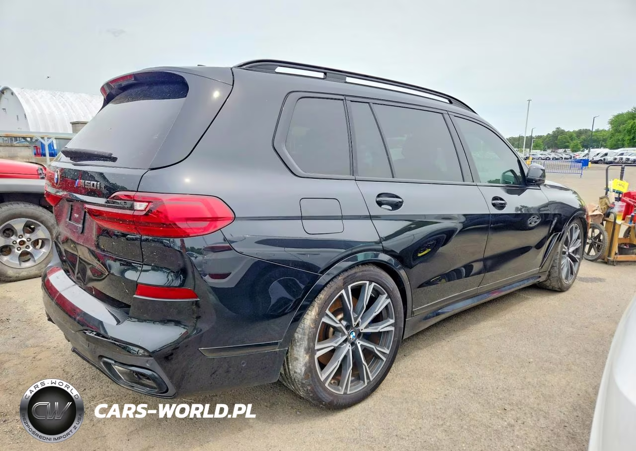 2021 BMW X7 M50I VIN:5UXCX6C08M9H52376 - 3
