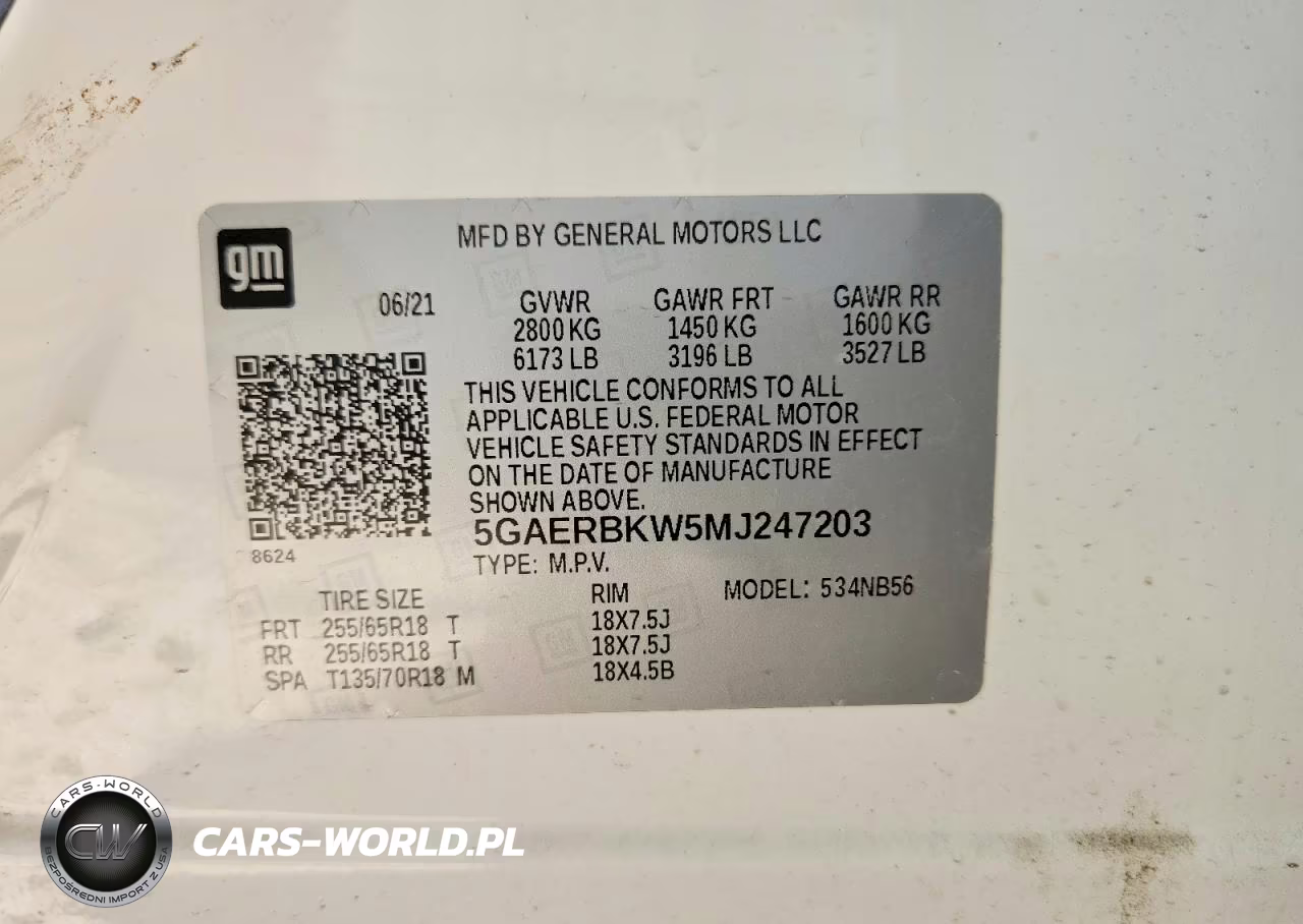 2021 Buick Enclave VIN:5GAERBKW5MJ247203 - 13
