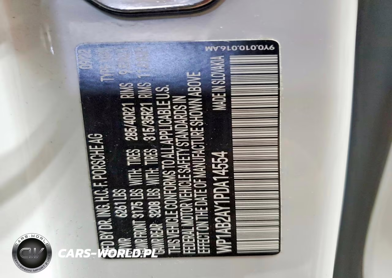 2023 Porsche Cayenne S VIN:WP1AB2AY1PDA14554 - 12