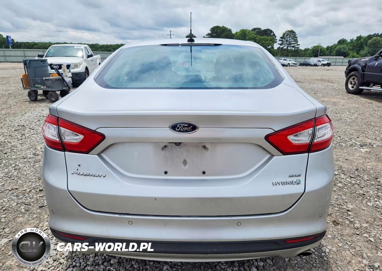2014 Ford Fusion Se Hybrid VIN:3FA6P0LUXER372818 - 6