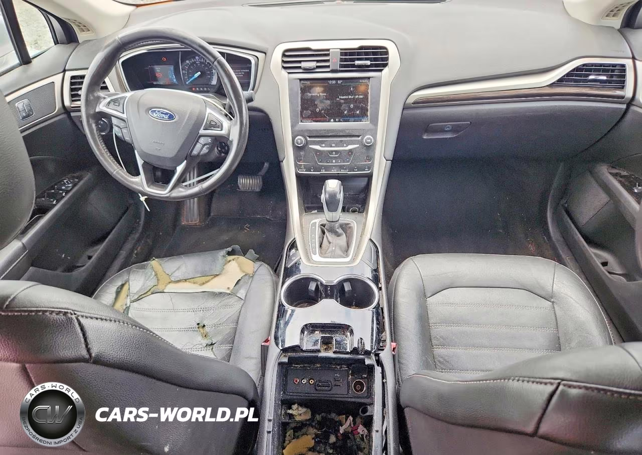 2014 Ford Fusion Se Hybrid VIN:3FA6P0LUXER372818 - 8