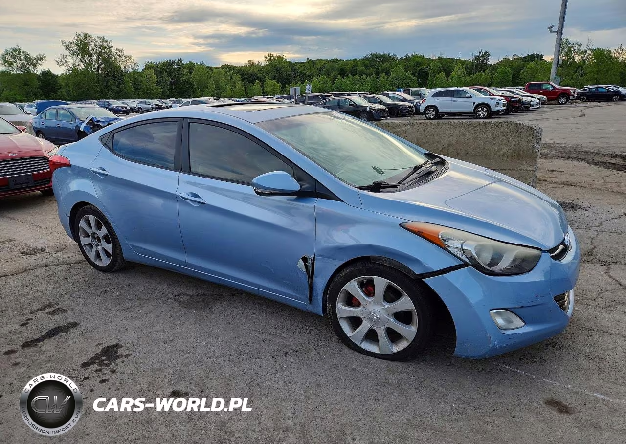 2012 Hyundai Elantra Limited VIN:KMHDH4AE5CU289624 - 4