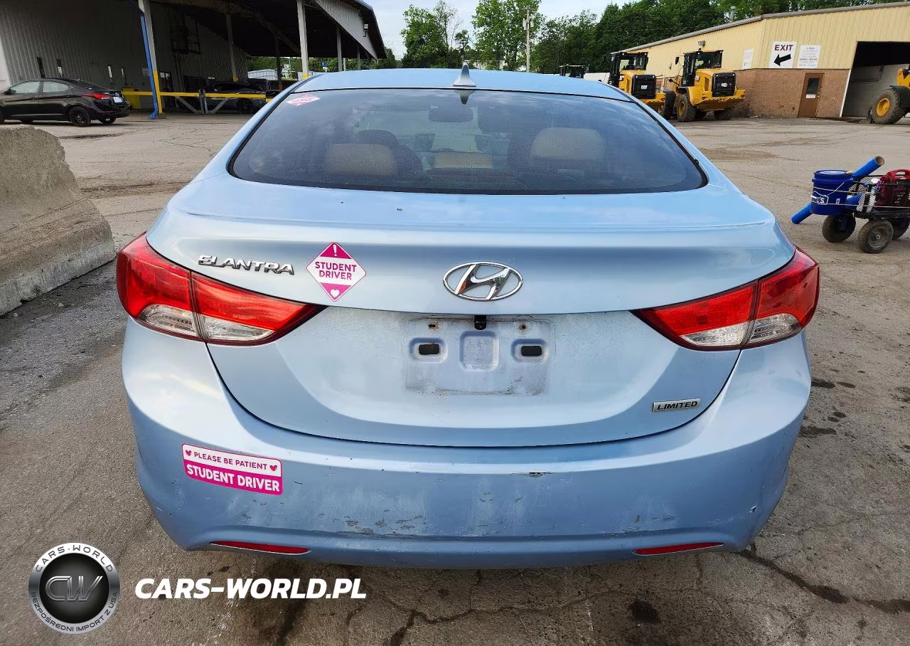 2012 Hyundai Elantra Limited VIN:KMHDH4AE5CU289624 - 6