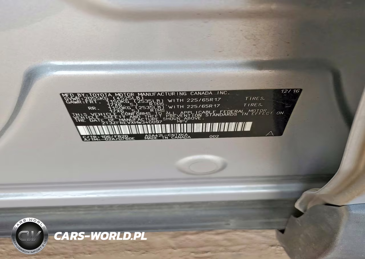 2017 Toyota Rav4 Le VIN:2T3ZFREVXHW340097 - 12