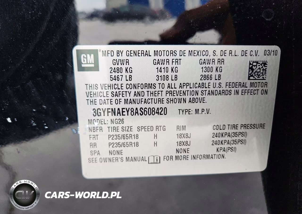 2010 Cadillac Srx Luxury Collection VIN:3GYFNAEY8AS608420 - 13