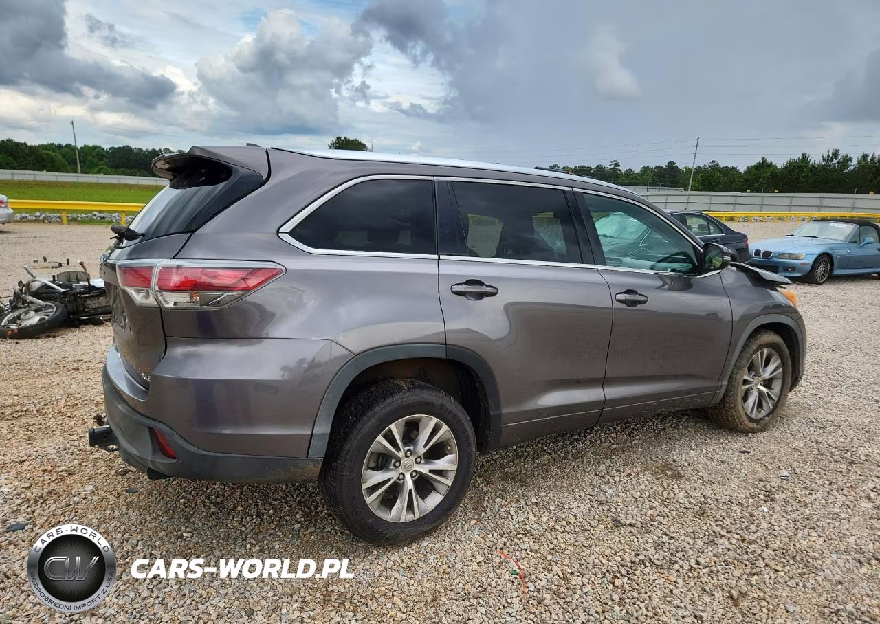 2014 Toyota Highlander Xle VIN:5TDKKRFH0ES029006 - 3
