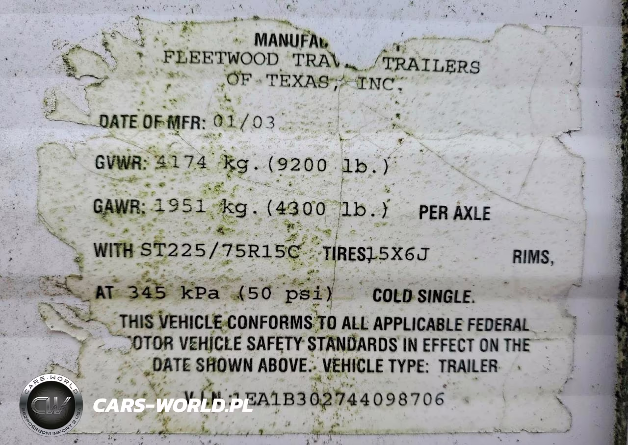 2004 Fleetwood Terry Camper VIN:1EA1B302744098706 - 10