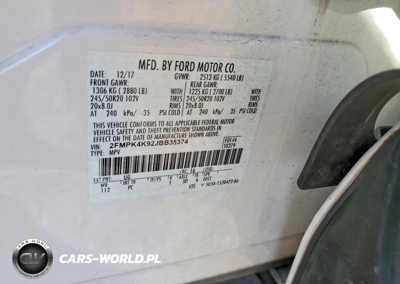 2018 Ford Edge Titanium VIN:2FMPK4K92JBB35374 - 12
