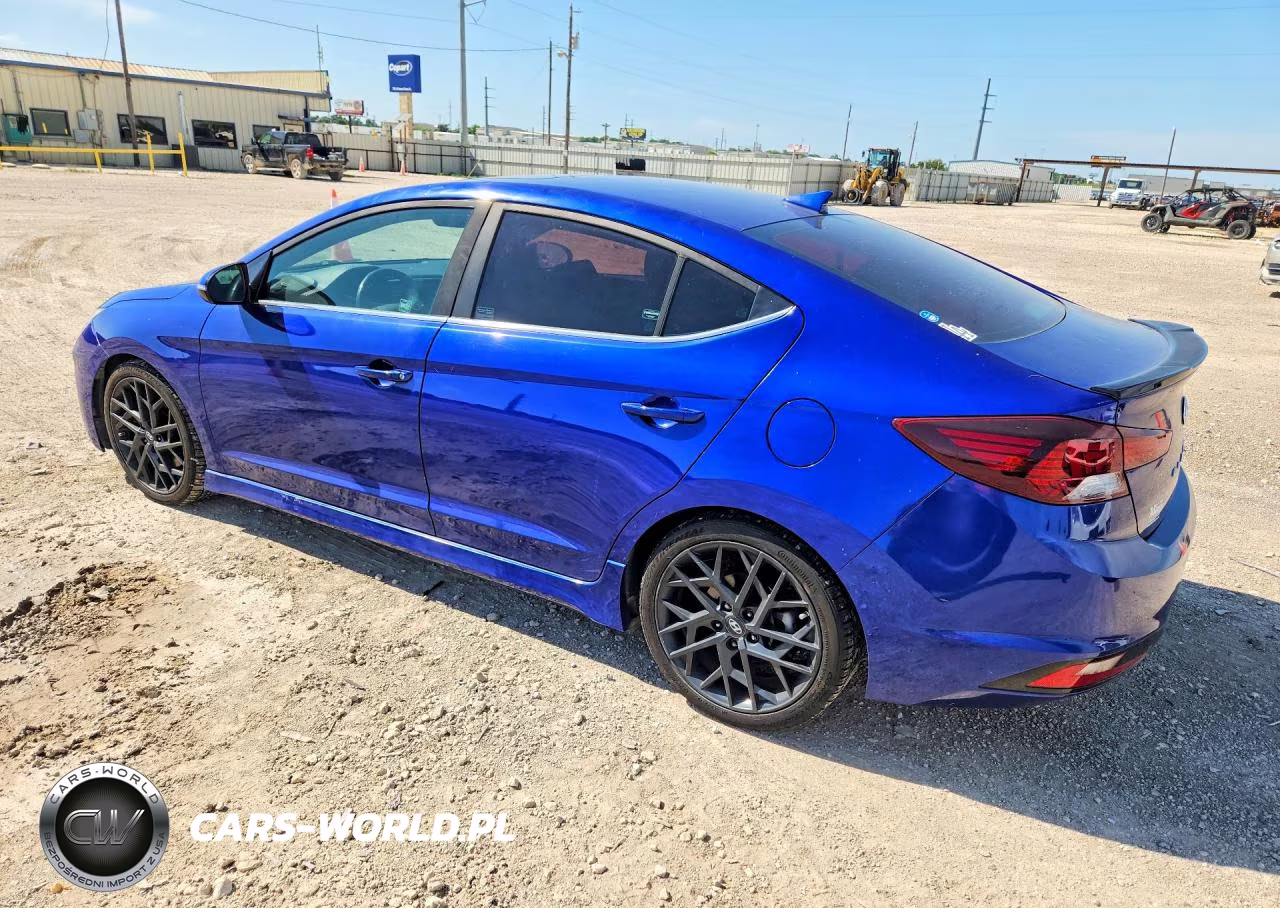 2019 Hyundai Elantra Sport VIN:KMHD04LB8KU871144 - 2