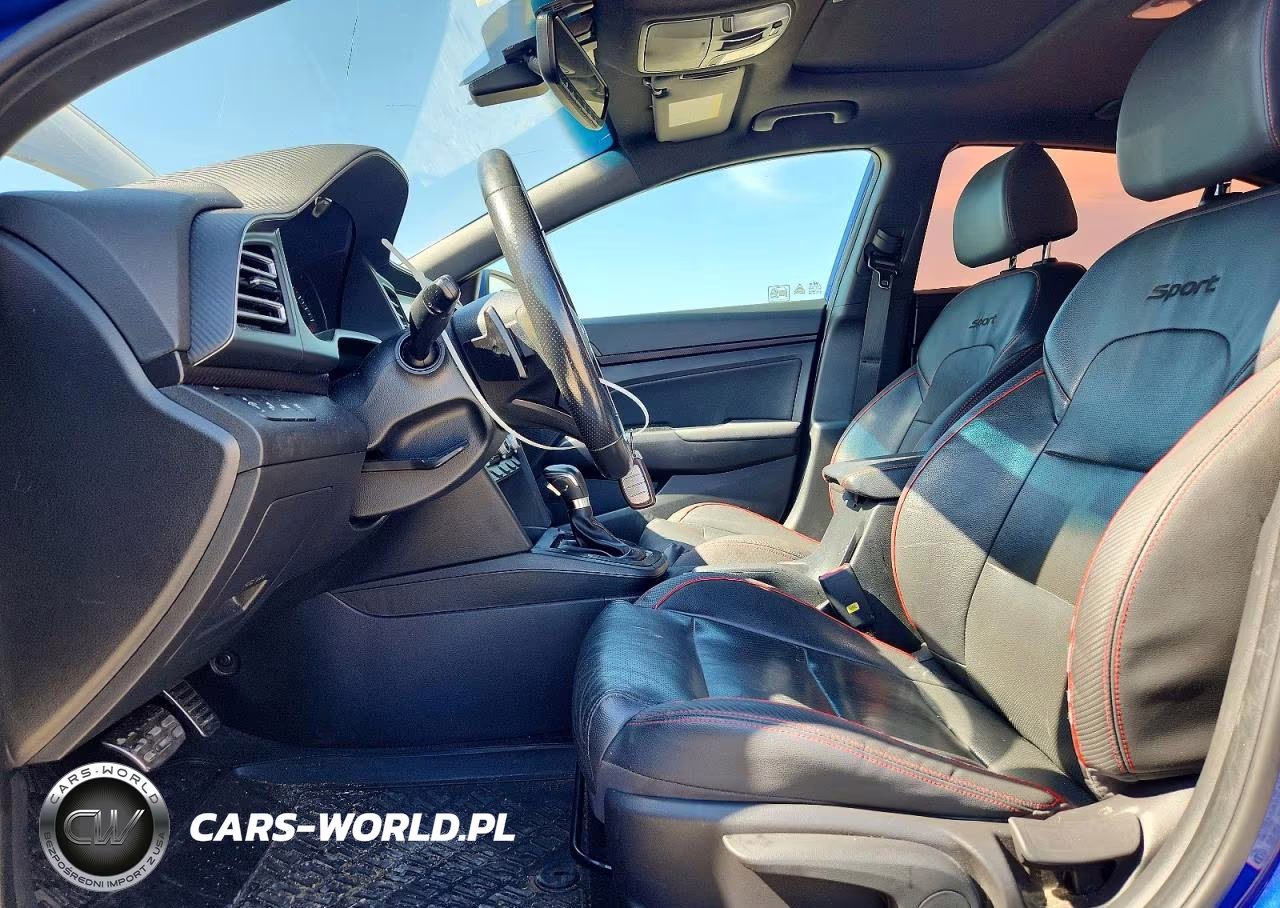 2019 Hyundai Elantra Sport VIN:KMHD04LB8KU871144 - 7