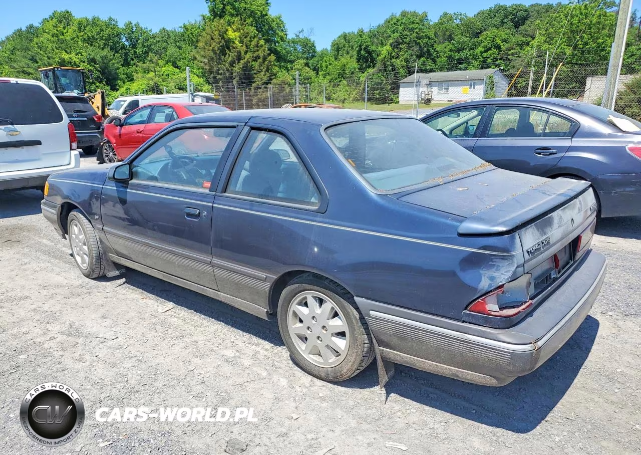 1992 Mercury Topaz VIN:1MEPM33U6NK643238 - 2