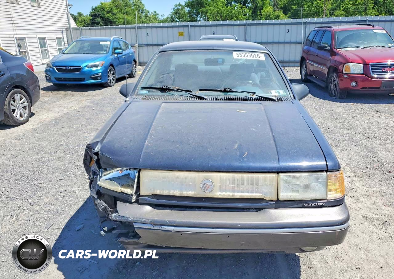 1992 Mercury Topaz VIN:1MEPM33U6NK643238 - 5