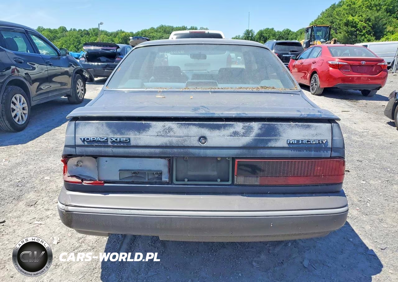 1992 Mercury Topaz VIN:1MEPM33U6NK643238 - 6