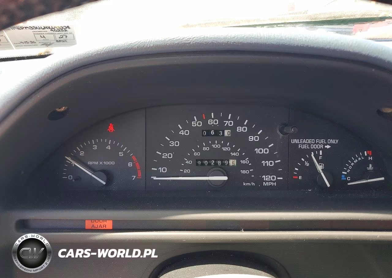 1992 Mercury Topaz VIN:1MEPM33U6NK643238 - 9
