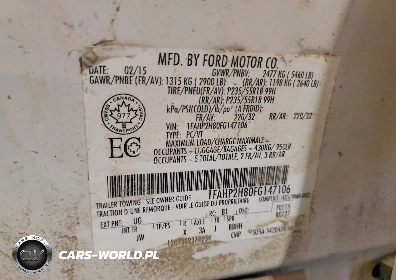 2015 Ford Taurus Sel VIN:1FAHP2H80FG147106 - 12