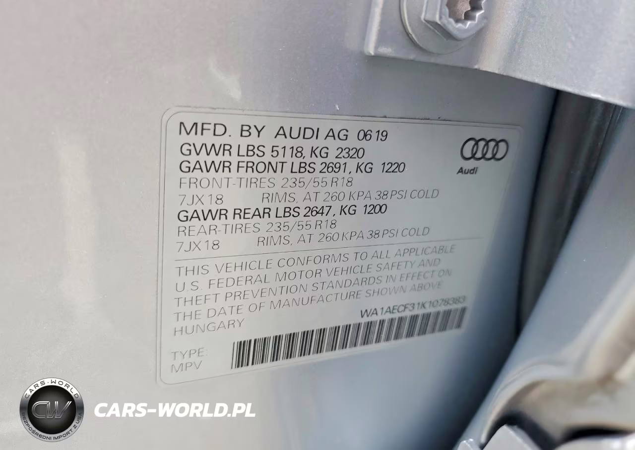 2019 Audi Q3 Premium VIN:WA1AECF31K1078383 - 13