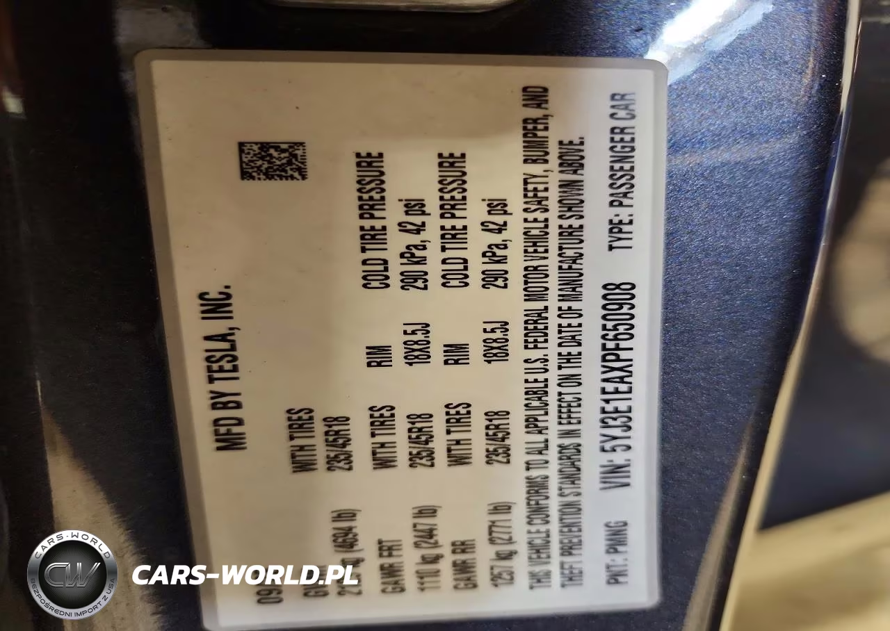 2023 Tesla Model 3 VIN:5YJ3E1EAXPF650908 - 13