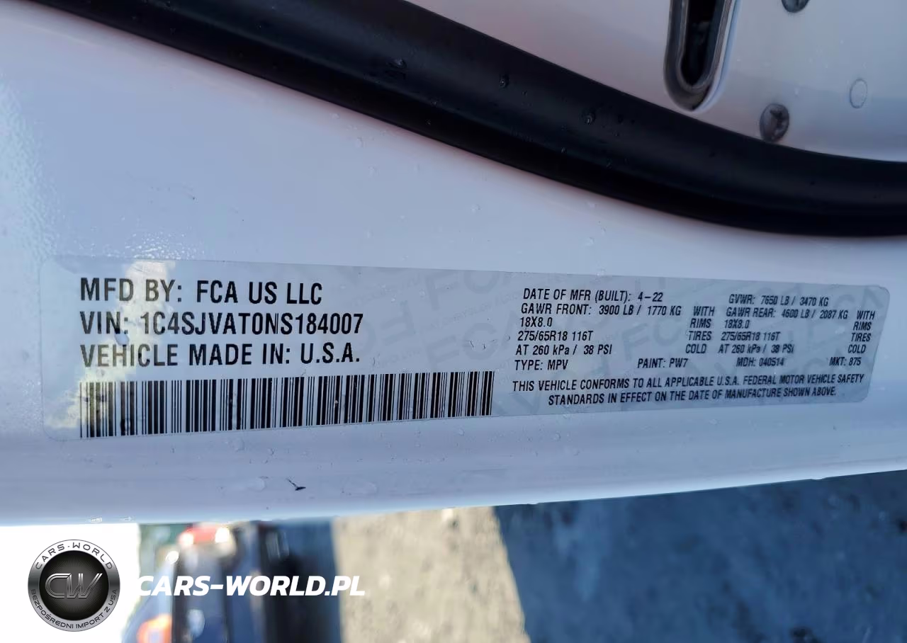 2022 Jeep Wagoneer Series I VIN:1C4SJVAT0NS184007 - 13