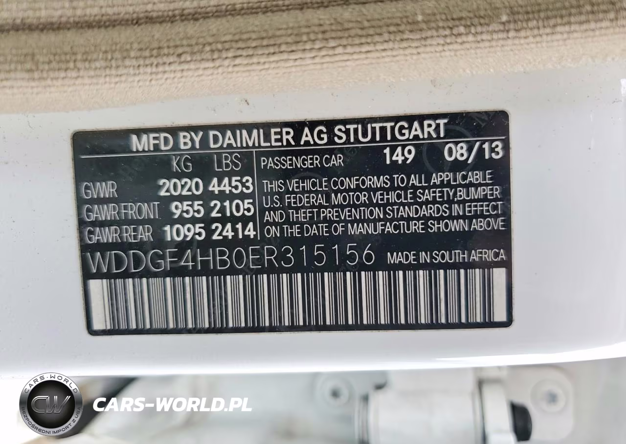 2014 Mercedes-Benz C 250 VIN:WDDGF4HB0ER315156 - 12