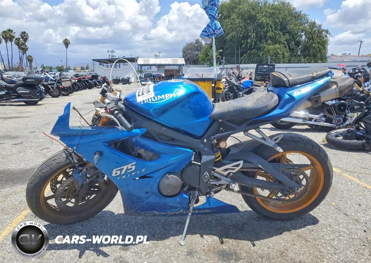 2008 Triumph Motorcycle Daytona VIN:SMTD00NS38J317693 - 3