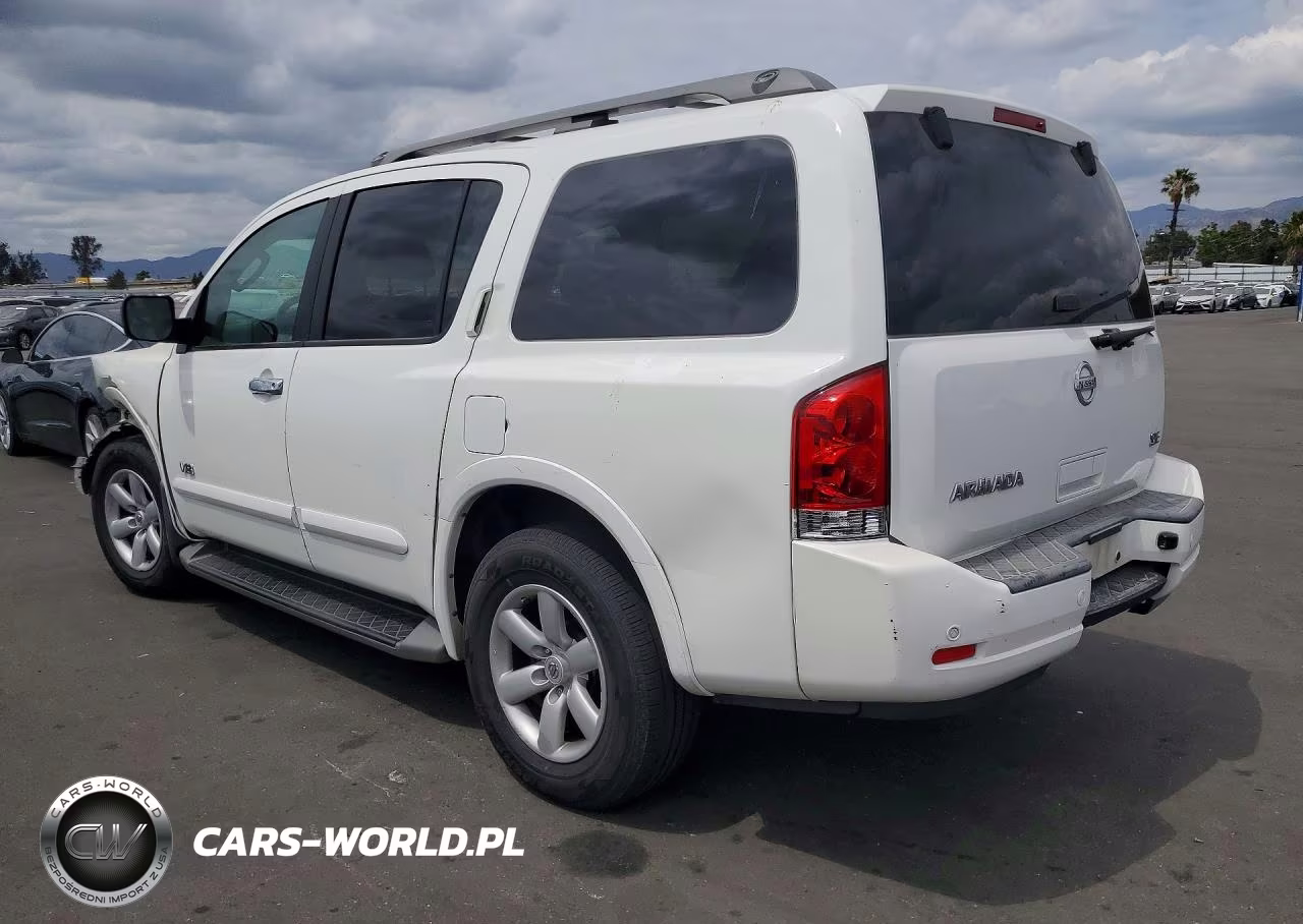 2008 Nissan Armada Se VIN:5N1AA08DX8N610801 - 2