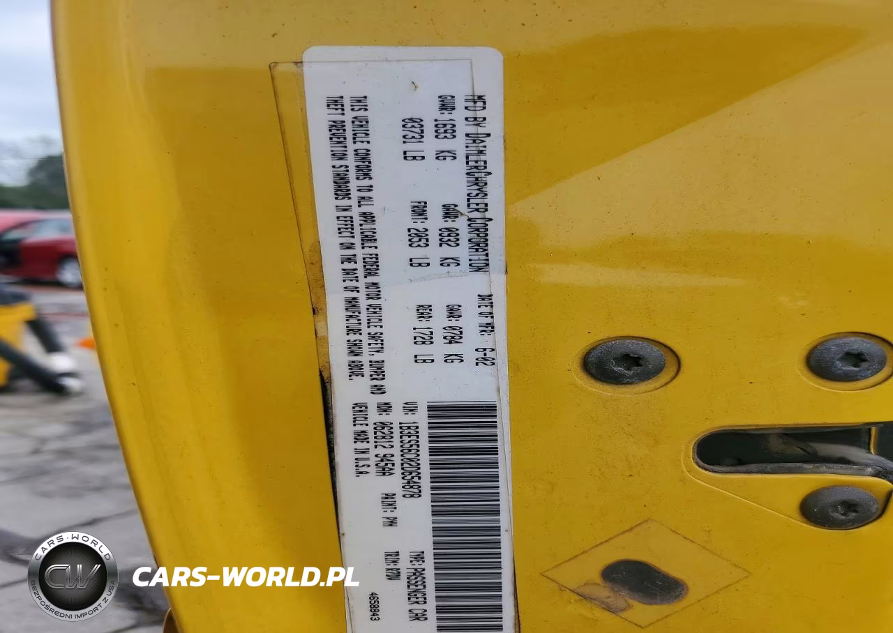 2002 Dodge Neon Es VIN:1B3ES56C02D654878 - 12