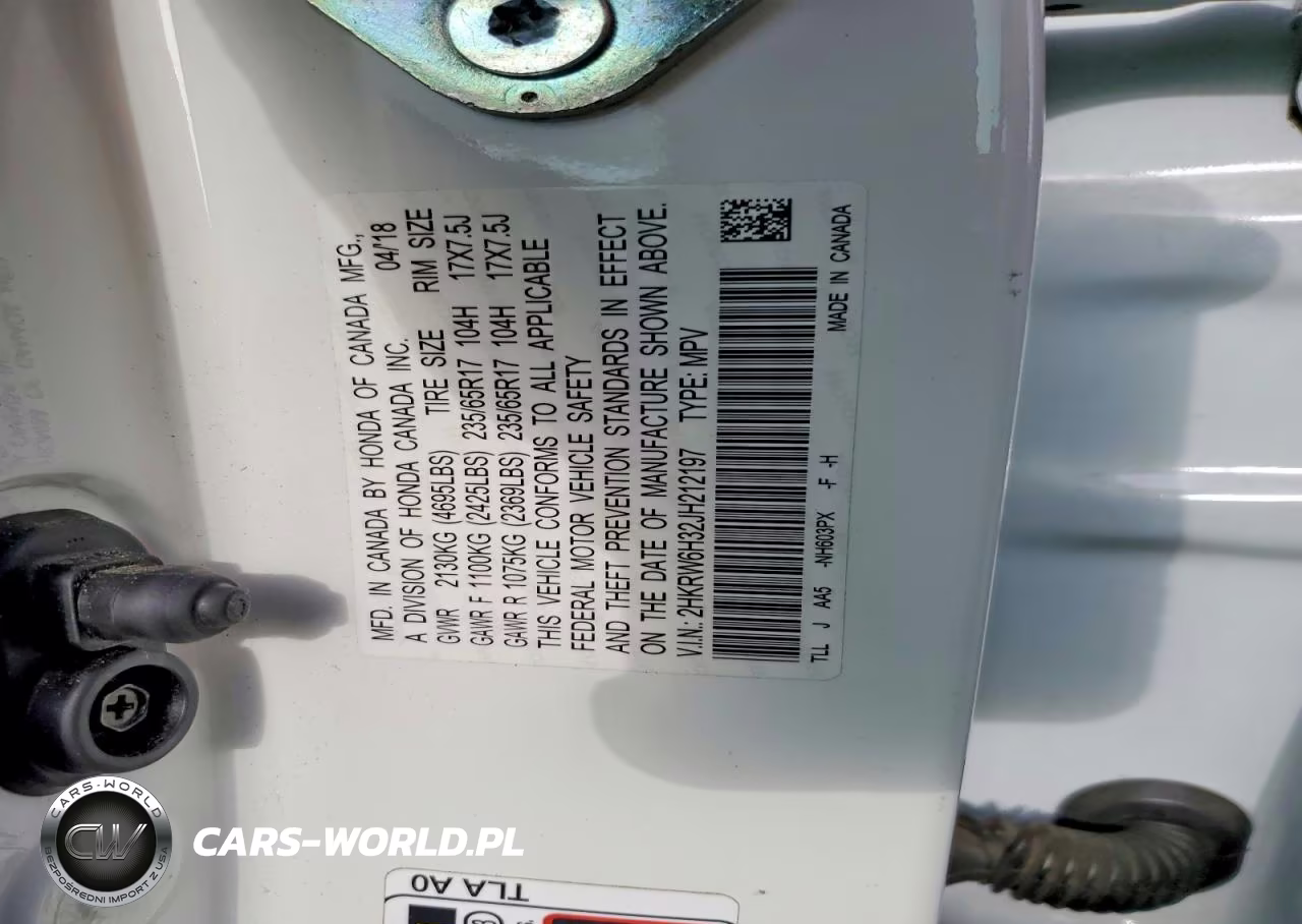 2018 Honda Cr-V Lx VIN:2HKRW6H32JH212197 - 12