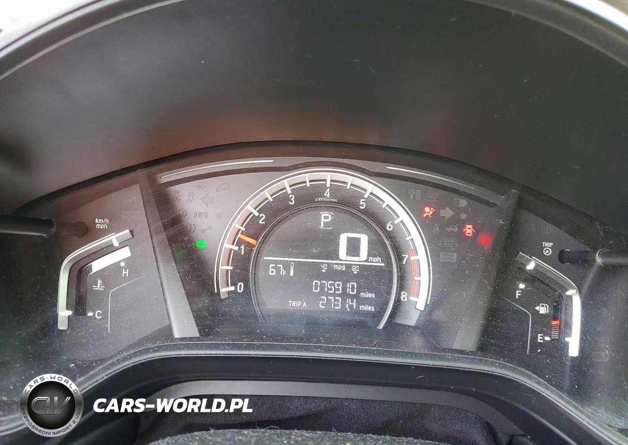 2018 Honda Cr-V Lx VIN:2HKRW6H32JH212197 - 9