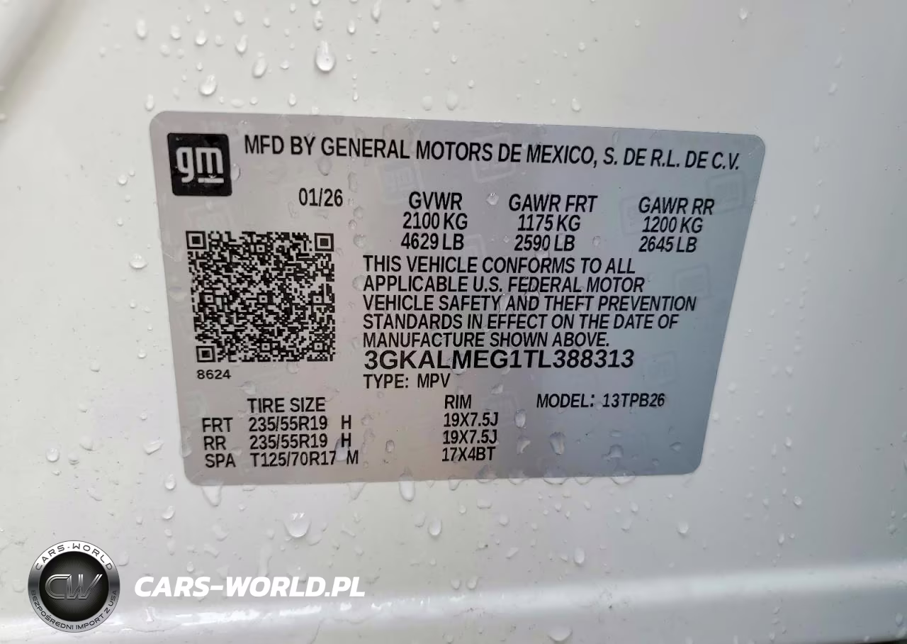 2026 GMC Terrain Elevation VIN:3GKALMEG1TL388313 - 13