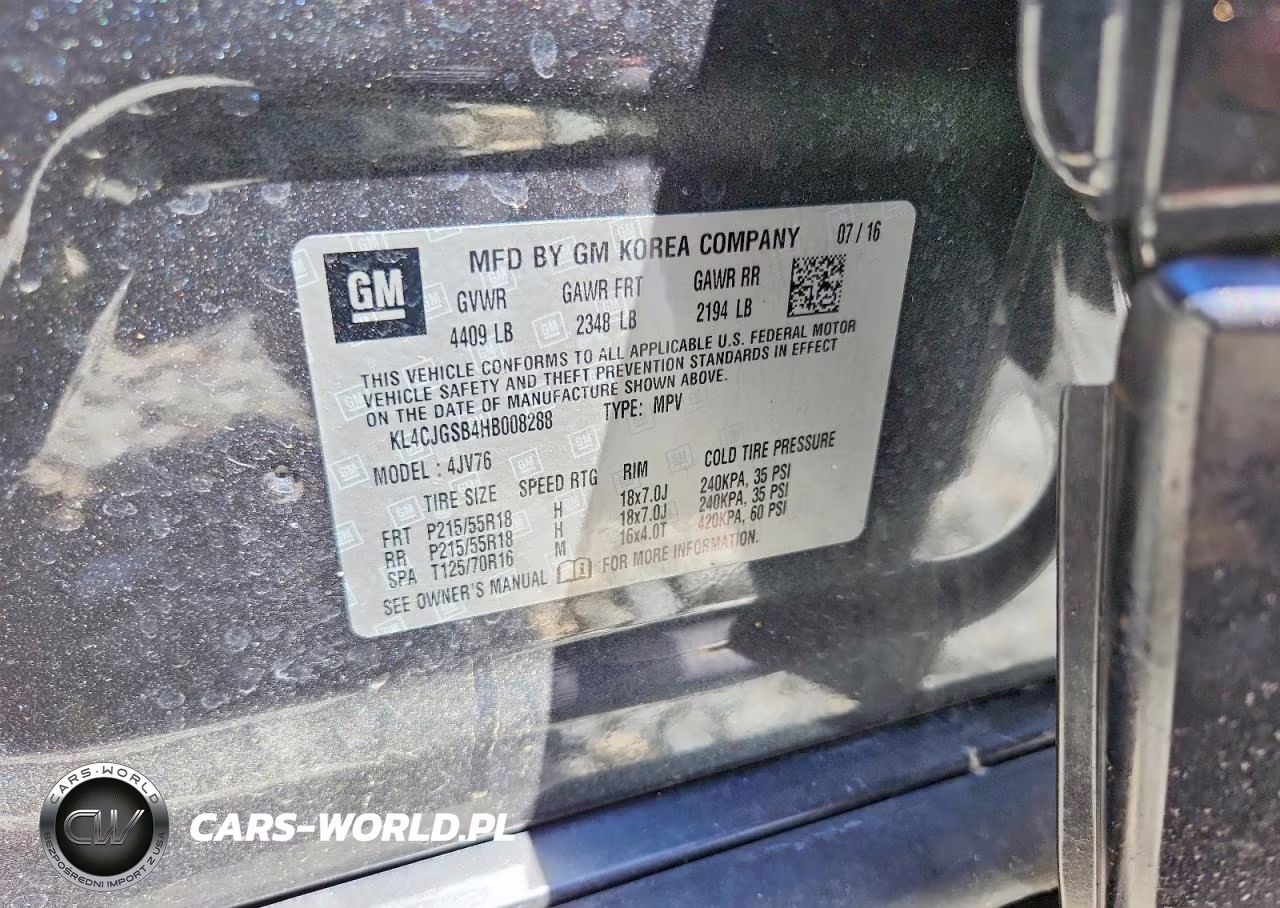 2017 Buick Encore Essence VIN:KL4CJGSB4HB008288 - 12