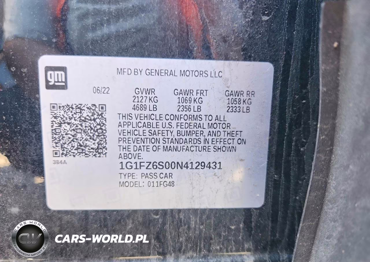 2022 Chevrolet Bolt Euv Premier VIN:1G1FZ6S00N4129431 - 12