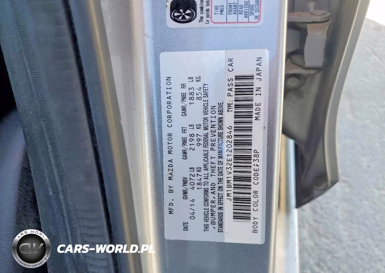 2014 Mazda 3 Touring VIN:JM1BM1V32E1202846 - 12