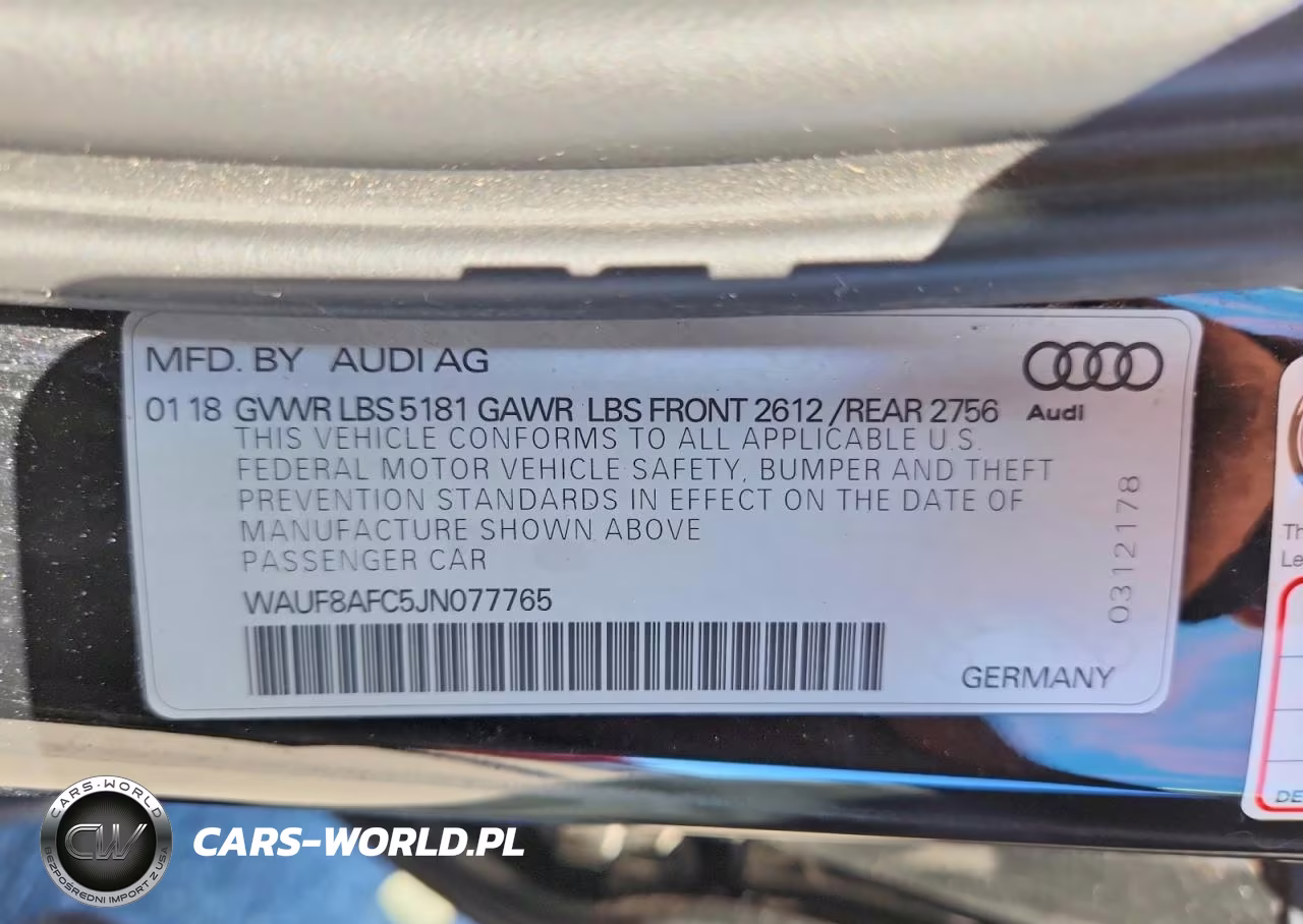 2018 Audi A6 Premium VIN:WAUF8AFC5JN077765 - 12